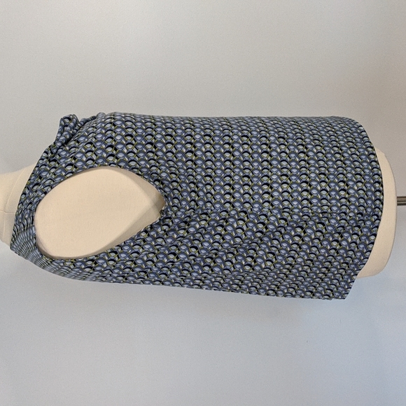 Geometric print drape neck blouse - Picture 3 of 5